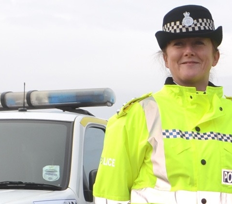 Insp Sanderson pictured while leading an operation targeting metal theft