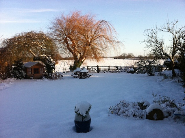 Long Marston Snow by Louise Vaughan
