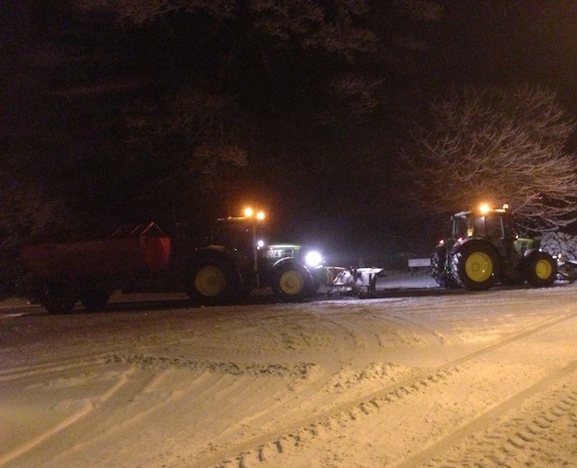 Snow Ploughing in Ripon by Ollie Lamb
