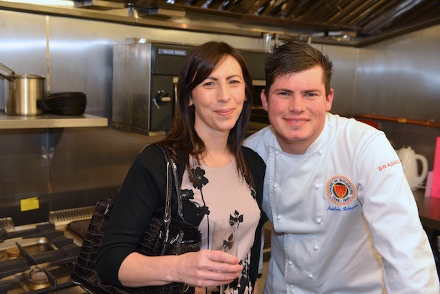 Proud Mum, Jo Thompson with Chef and son Matt Robinson