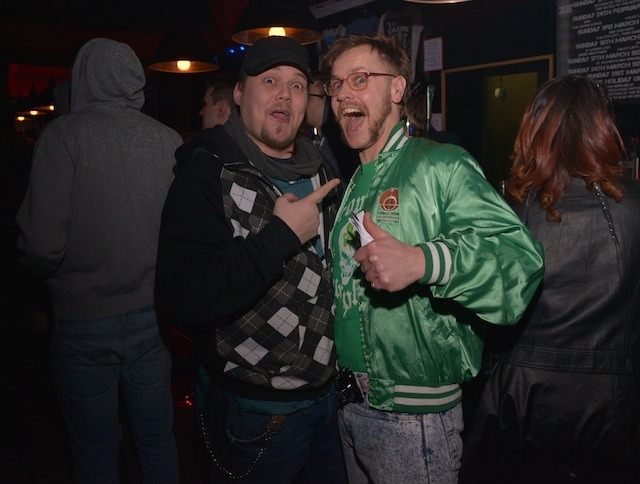 Dj Pieman (aka Mr tickets) with DJ Trev