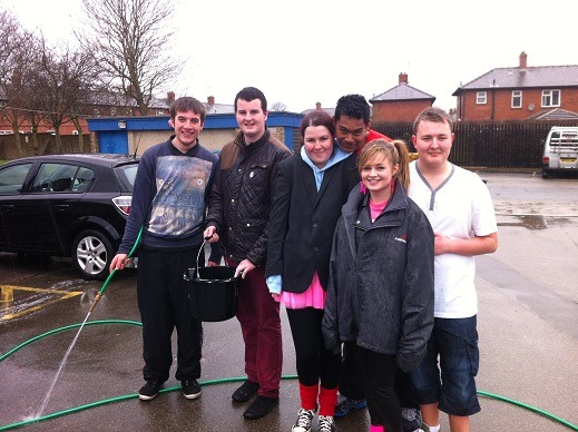 The car wash crew