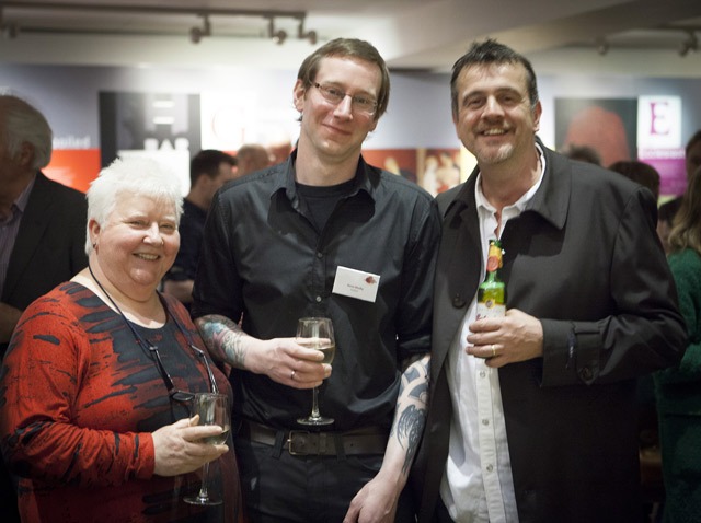 Authors Val McDermid, Steve Mosby and Mark Billingham