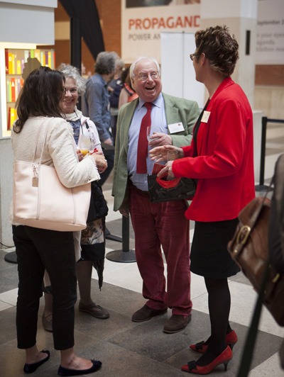 Festival Trustee Nick Brown with Chairman of Harrogate International Festivals, Dr Jill Adam