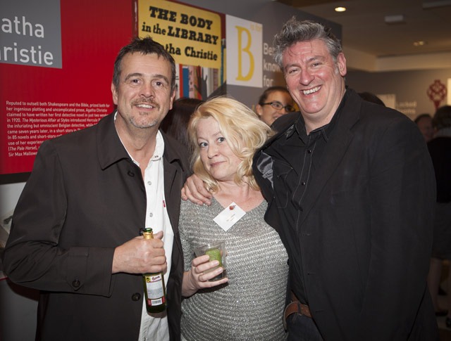 Authors Mark Billingham, Laura Wilson, Martyn Waites