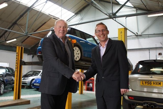 In The Driving Seat! Drivestyle’s new MD Phil Sunman (right) with Steve Williams, who launched the business a decade ago In The Driving Seat! Drivestyle’s new MD Phil Sunman (right) with Steve Williams, who launched the business a decade ago