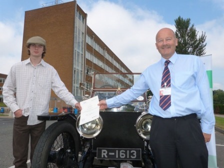 Oliver Wright and Tutor Darren Watson