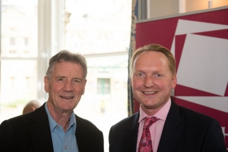 Michael Palin and Raworths' Jonathan Mortimer