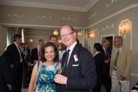 Mrs Hazel Marsden with Raworths' William Kinread Mrs Hazel Marsden with Raworths' William Kinread