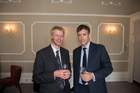 Raworths' Mike Sheldon with Robert Ogden Raworths' Mike Sheldon with Robert Ogden