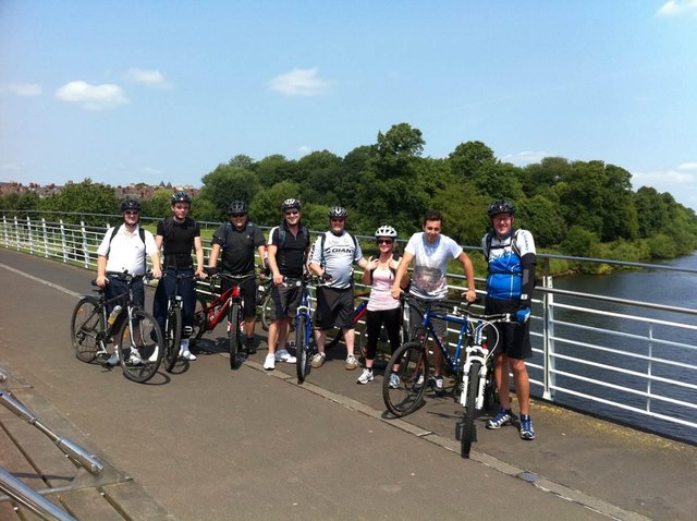 Yellow Jerseys All Round! Team Monkbar at the conclusion of their Grand Depart challenge Yellow Jerseys All Round! Team Monkbar at the conclusion of their Grand Depart challenge