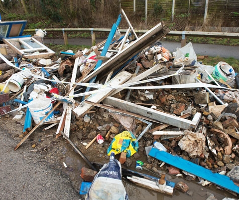 fly tipping bilton