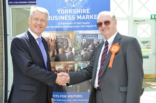 Andrew Jones MP with Chamber Chief Executive, Brian Dunsby