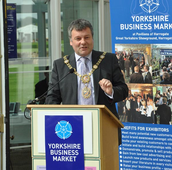 Mayor of Harrogate, Coun Michael Newby