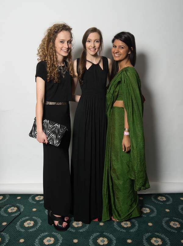 111Harrogate High leavers Louise Couldwell, Emily Bell, Manmeet Sidhu