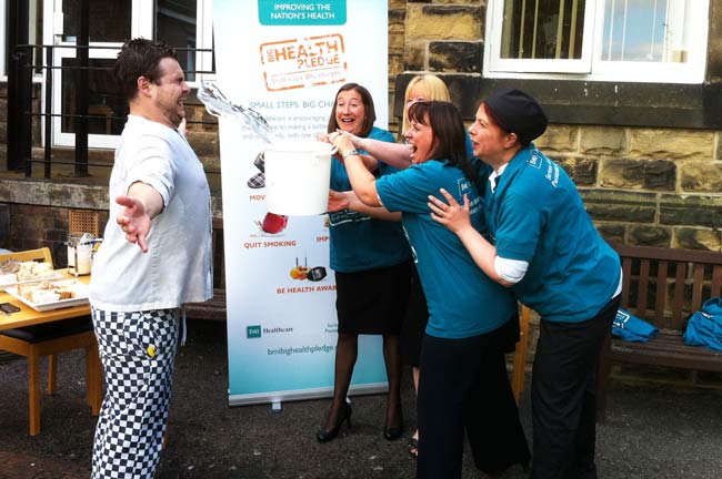 Soak The Chef Raises Money For Charity At Harrogate Hospital