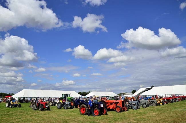 The Tractor parade was spectacular