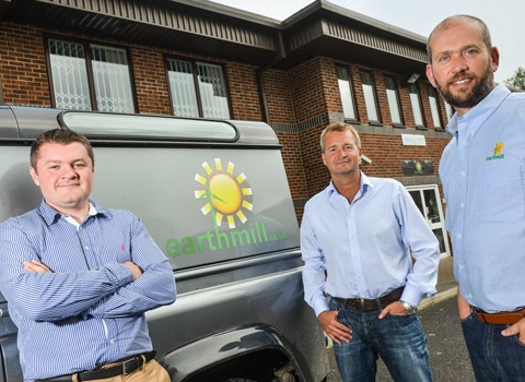 Andrew Mill, finance director; Mark Woodward, commercial director; Steve Milner, managing director
