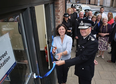Chief Constable Dave Jones and Police and Crime Commissioner Julia Mulligan