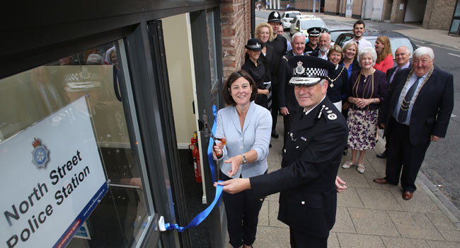Chief Constable Dave Jones and Police and Crime Commissioner Julia Mulligan
