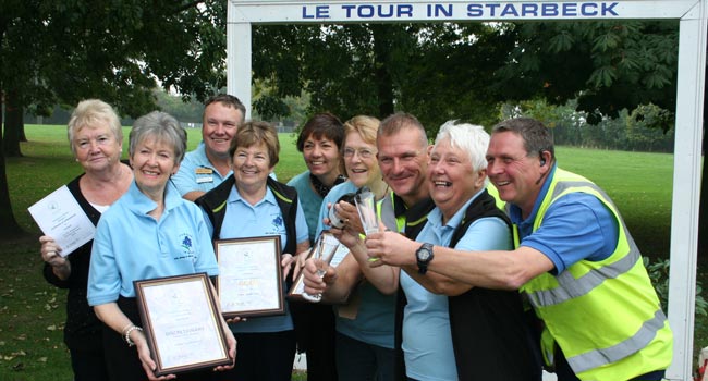 Starbeck-in-Bloom-members-together-with-Harrogate-Borough-Council-street-cleaners-celebrate-Starbeck's-Yorkshire-in-Bloom-success