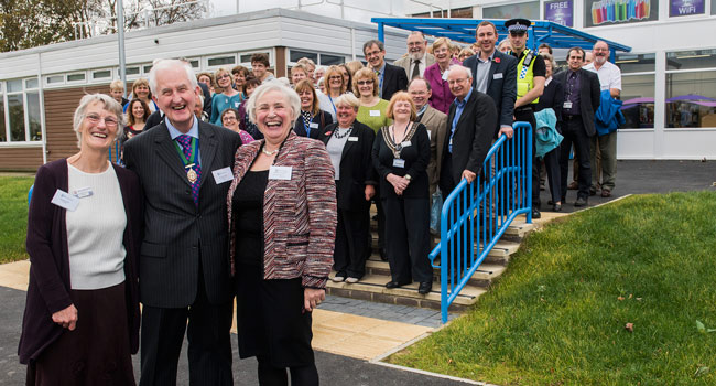 Guests at the official opening ceremony on Monday