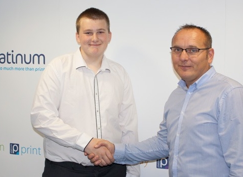 Platinum apprentice, Macauley Morphet and managing director, Mark Plummer
