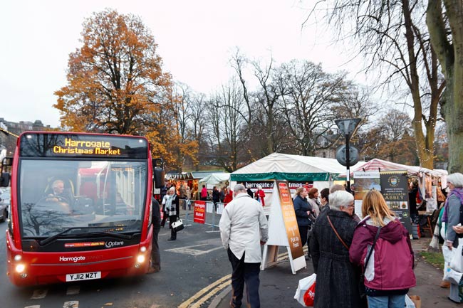 Harrogate Christmas Market shuttle bus