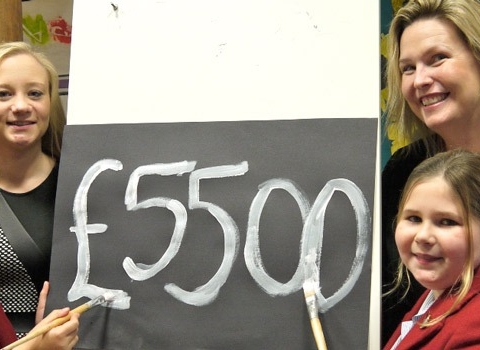 Rosie Palmer, Emily Isherwood from St Michael’s Hospice, Clare Whitaker, and Erin Bland
