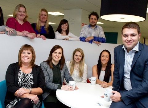 (Back L-R) Michelle Dearlove, Gill Dalby, Sam Darwen, Katy Pickersgill, Mark Smith. (Front L-R) Andrea Johnson, Lindsey Smith, Louise Carr, Rebecca Warhurst, Rob Taylor