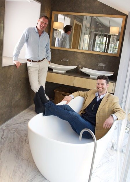 Richard Grafton (left), managing director of Richard Grafton Interiors, with Andrew Freestone, director of Grafton Freestone