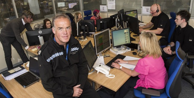 ACC Paul Kennedy in the ANPR Hub