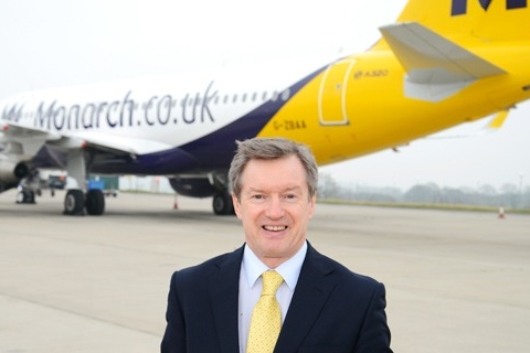 Tony Hallwood Leeds Bradford Airport’s Aviation Development Director welcoming the Monarch announcement