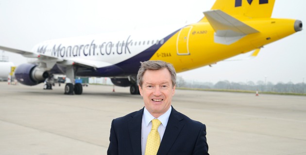 Tony Hallwood Leeds Bradford Airport’s Aviation Development Director welcoming the Monarch announcement