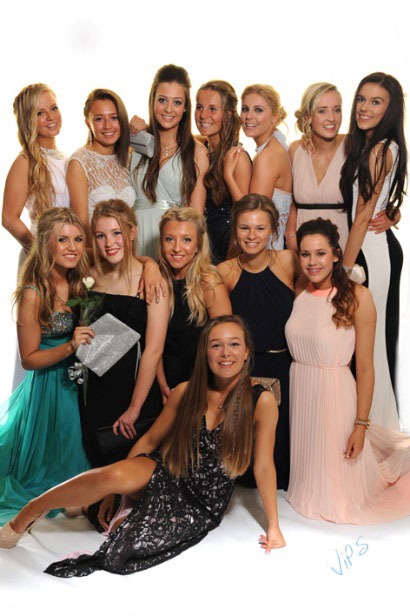 Back row – Hollie Smith, Hannah Nash, Niamh Martin, Catrina Young, Katie Lee, Amy Brodie, Megan Boyes