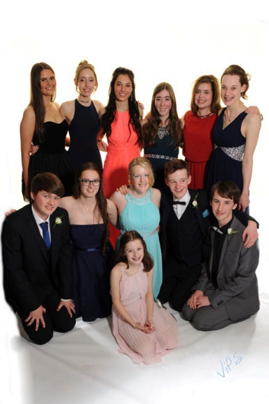 Back row – Beth Wilson, Kate Whalley, Ella Grant, Leona Strauss, Lydia Wood, Megan Dewar