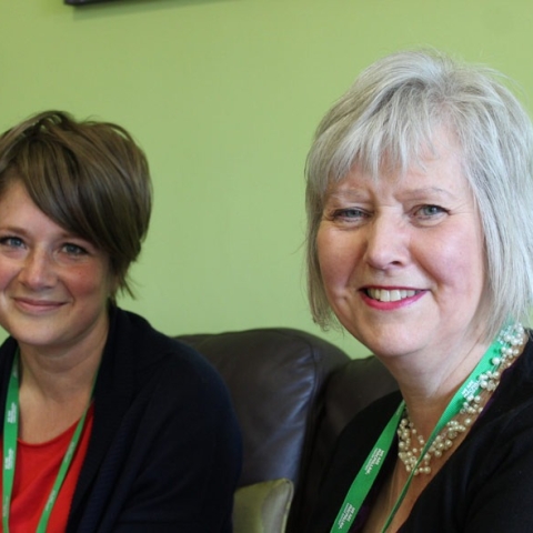rom left, Nicky Burdett, community Macmillan clinical nurse specialist in palliative care, and Kate Hodge, community Macmillan clinical nurse specialist in palliative care.