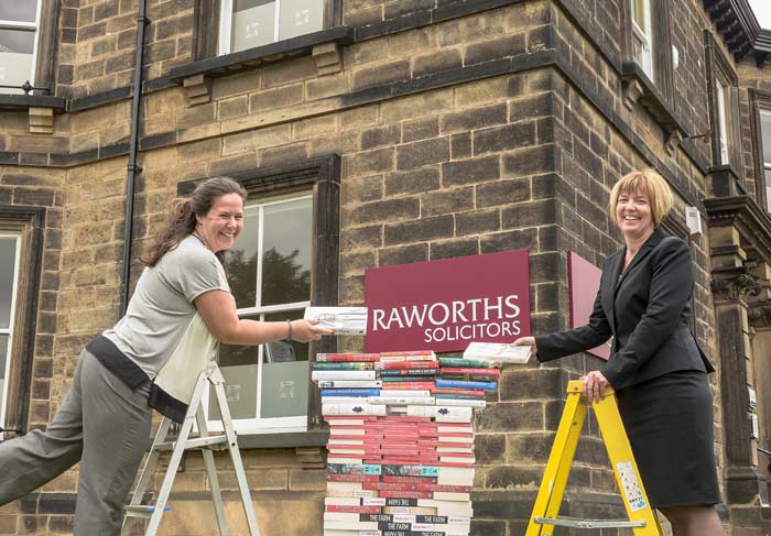 Sharon Canvar, CEO of Harrogate International Festivals with Zoe Robinson, managing partner at Raworths 