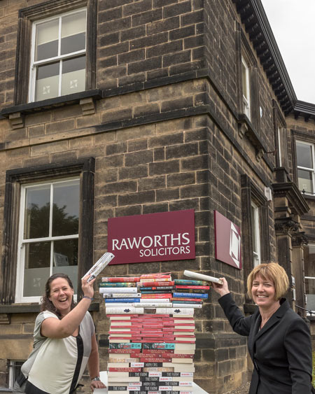 Sharon Canvar, CEO of Harrogate International Festivals with Zoe Robinson, managing partner at Raworths 