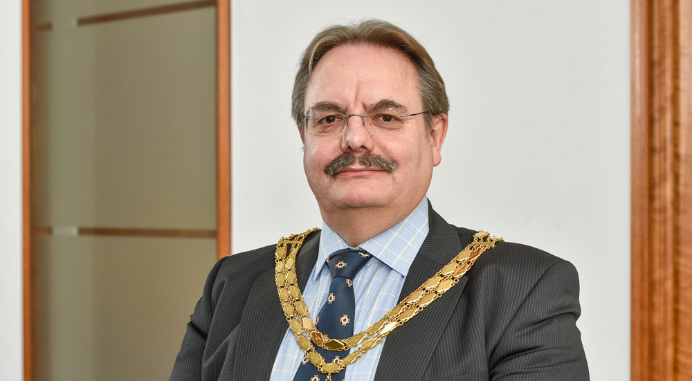 Robert Brown, who is originally from Scarborough and now lives in Harrogate, was presented with the official chain of office at a dinner at The Royal College of Surgeons in Lincolns Inn, London