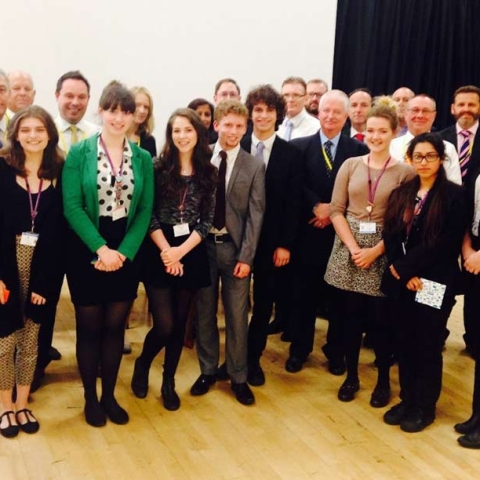 IBM employees, outside colleagues and Sixth Form students