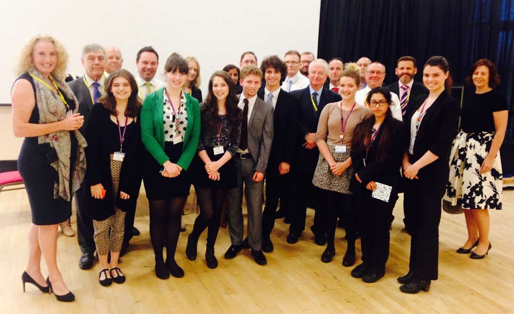 IBM employees, outside colleagues and Sixth Form students