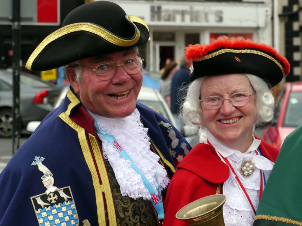 Town Criers competition in the marketplace on 16 August