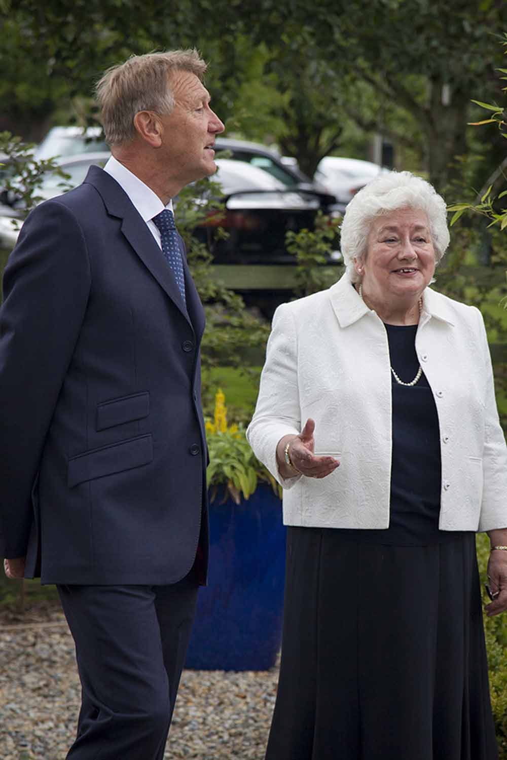 Baroness Harris with the Lord-Lieutenant