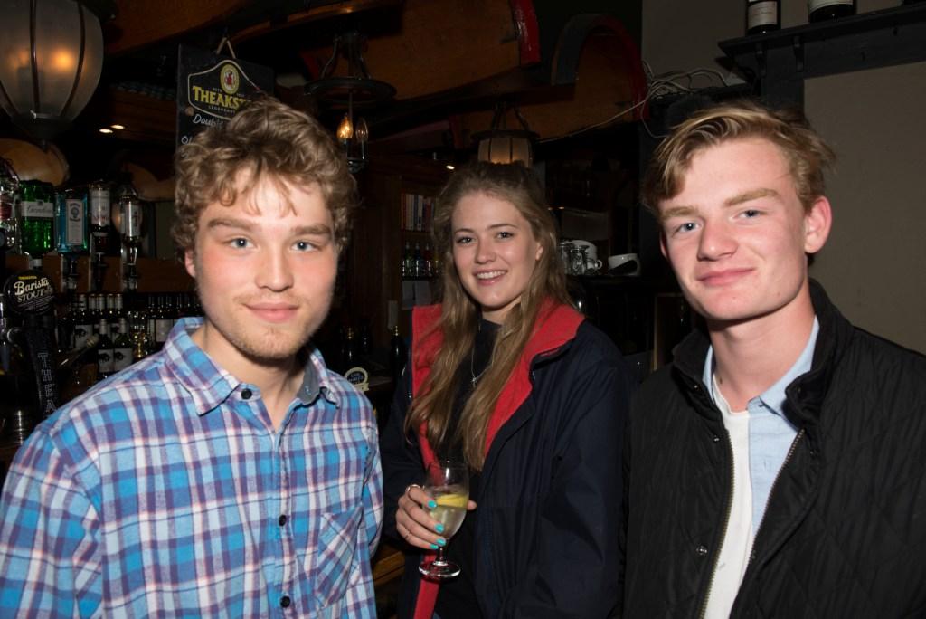 Ben Leatham, Tessa Theakston and Jack Theakston