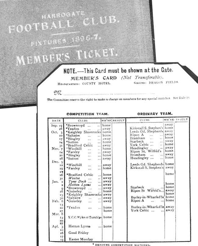 A members card from 1896