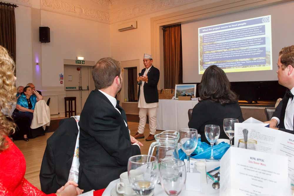 Major Lil Gurung MBE, Himalayan Gurkhas Rotary Club