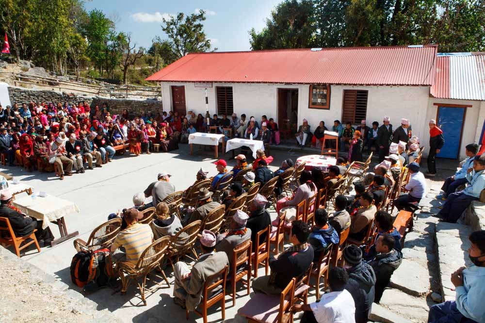 Joint meeting of Head Teachers from Panchamul Valley at Shree Gaun Pharka LSS - the first meeting of its kind