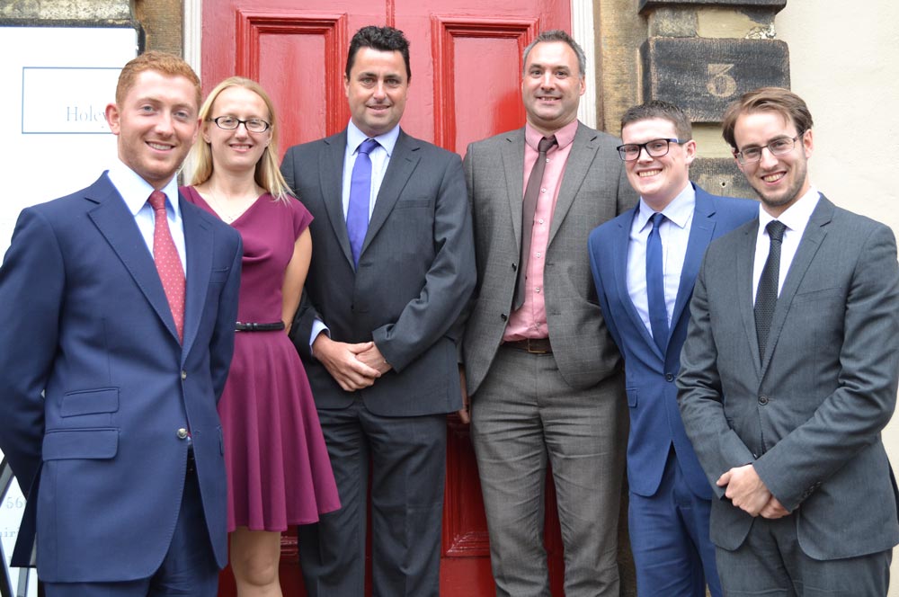 (L-R: Gyles Behbood, Emma Braunton, Tim Yates, Peter Rookes, Joe Baker and Stuart Duckenfield