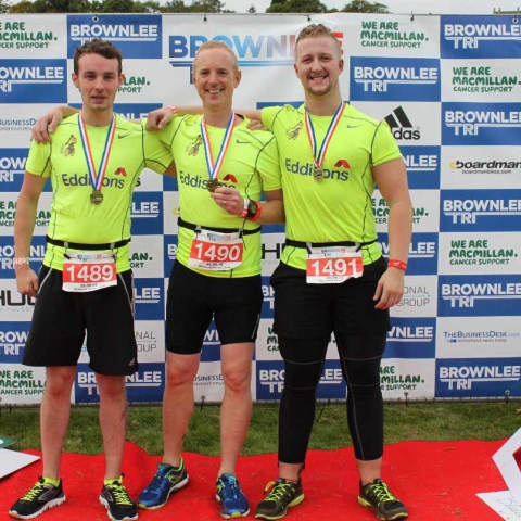 James Green, Ian Harrington, Peter Roberts of Eddisons building and project consultancy